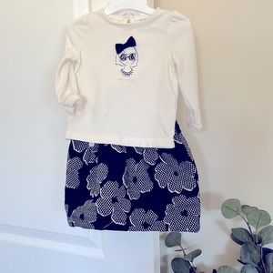 Janie and Jack Black Outfit